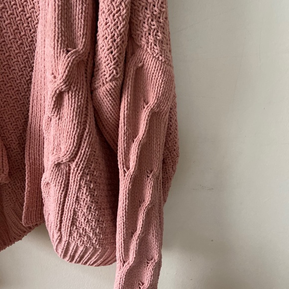 Pink Oversized Cardigan - Picture 2 of 2
